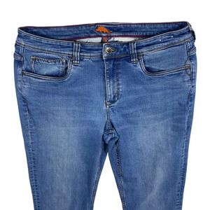 Tommy Bahama Jeans Men's Blue Wash Denim Straight Leg Casual Pants Size 35x32 35